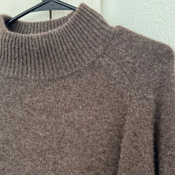 Reformation Dark Brown Turtleneck Sweater - Picture 3 of 4